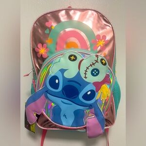 Stitch Colorful Cartoon Character Backpack